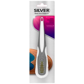 Щітка для замші,нубуку та велюру 4-х стороння Silver 